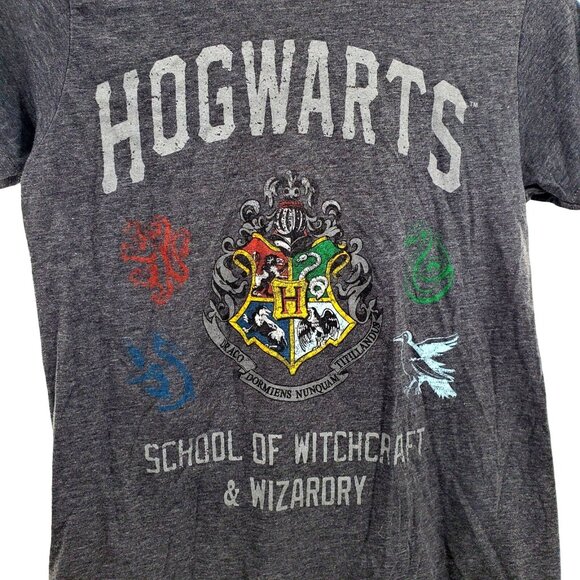 Harry Potter Hogwarts Shirt Woman's Top School of Witchcraft & Wizardry Graphic - Picture 4 of 8